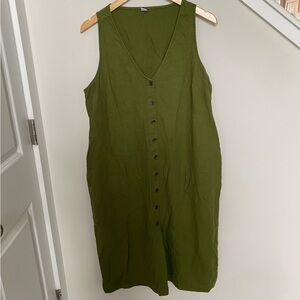 Old Navy | Sleeveless linen blend shirtdress